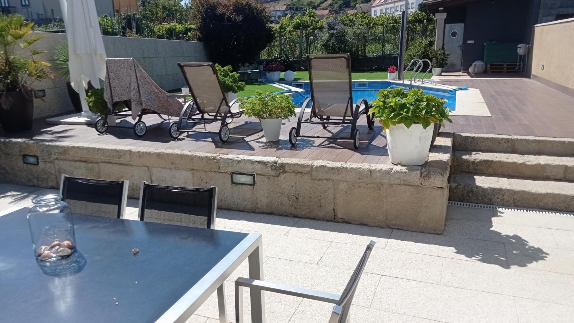 Casa Piscina Boleros Villa Combarro Kültér fotó